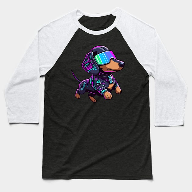 The dachshund of the future Baseball T-Shirt by BarkandStick